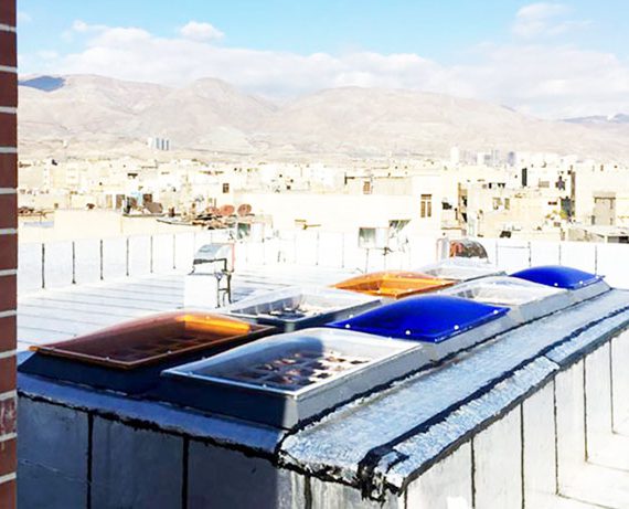 نورگیر حبابی سقف مدرسه (1)